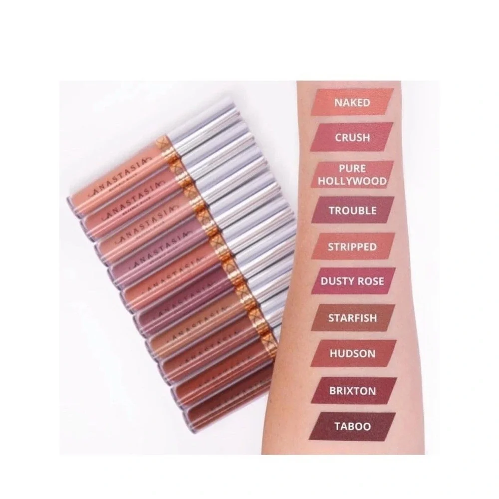 Anastasia Beverly Hills Liquid Lipstick Dusty Rose Dk Pink Full Size, 0.11 Oz